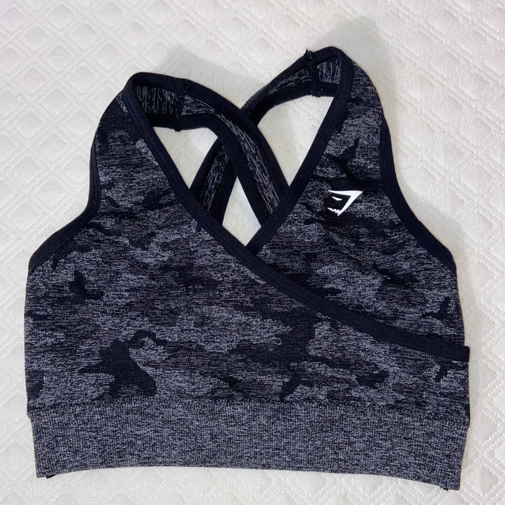 Gymshark Camo Seamless Sports Bra